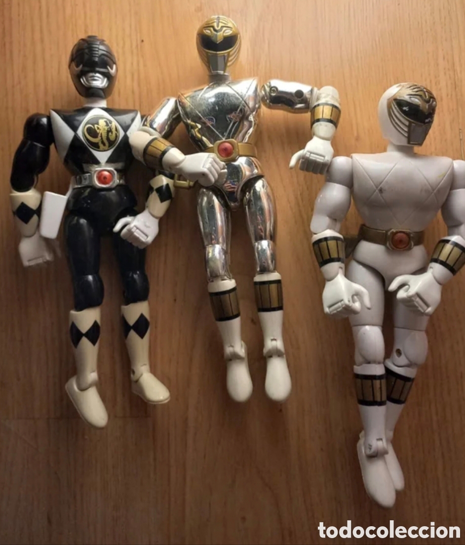 Figuras y Mu&ntilde;ecos Power Rangers: Lote Figuras Power Rangers Vintage 22cm Bandai 1993/1995