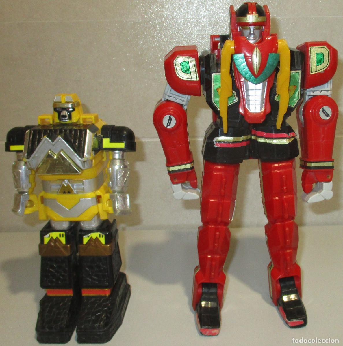 Figuras y Mu&ntilde;ecos Power Rangers: POWER RANGERS RED DRAGON THUNDERZORD, BANDAI 1994 + DELUXE SHOGUN MEGAZORD, BANDAI 1995 SABAN