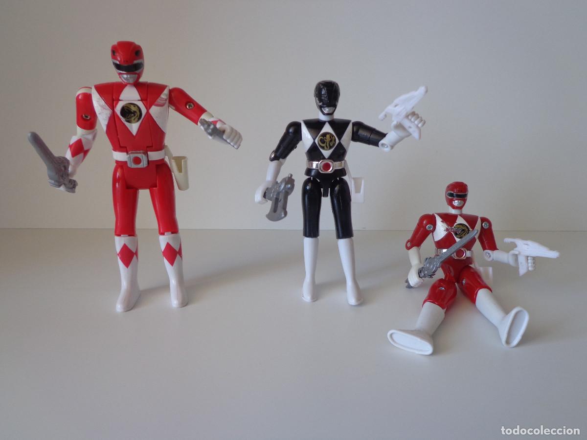 Figuras y mu&ntilde;ecos Power Rangers: Power Rangers Bandai 1993 LOTE DE 3 FIGURAS - TODO ORIGINAL