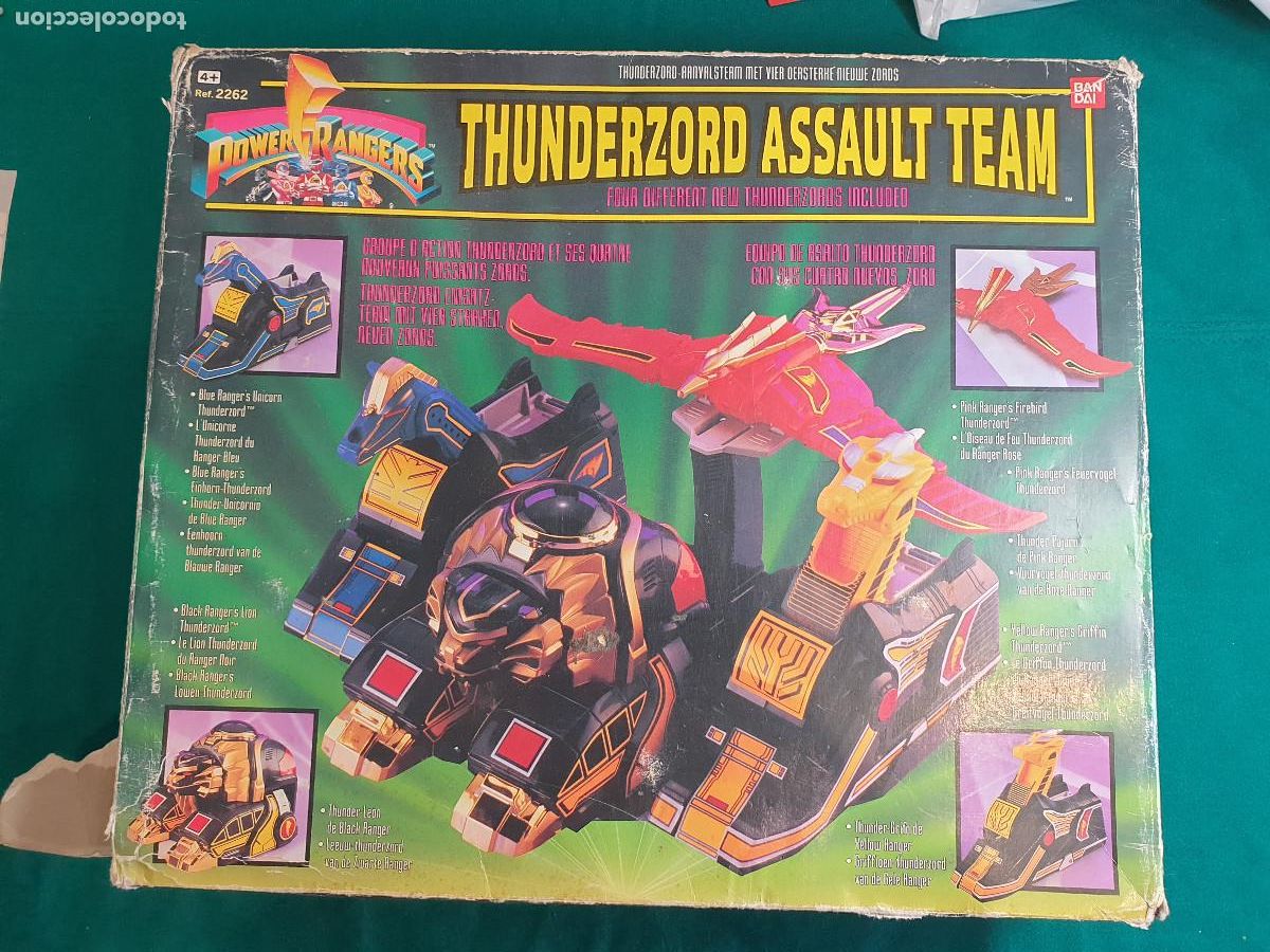 Figuras y mu&ntilde;ecos Power Rangers: POWER RANGERS THUNDERZORD ASSAULT TEAM, BANDAI