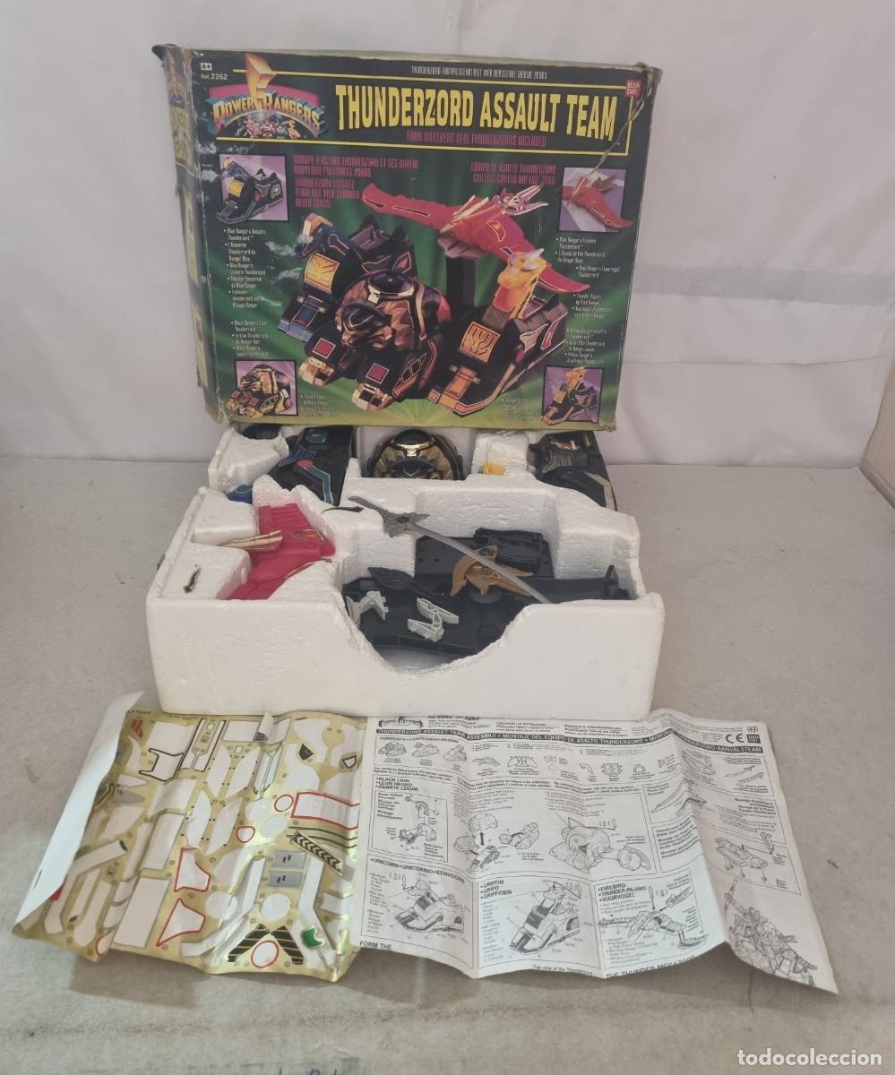 Figuras y mu&ntilde;ecos Power Rangers: Power Rangers Thunderzord Assault Team Equipo de asalto de Bandai a&ntilde;o 1983