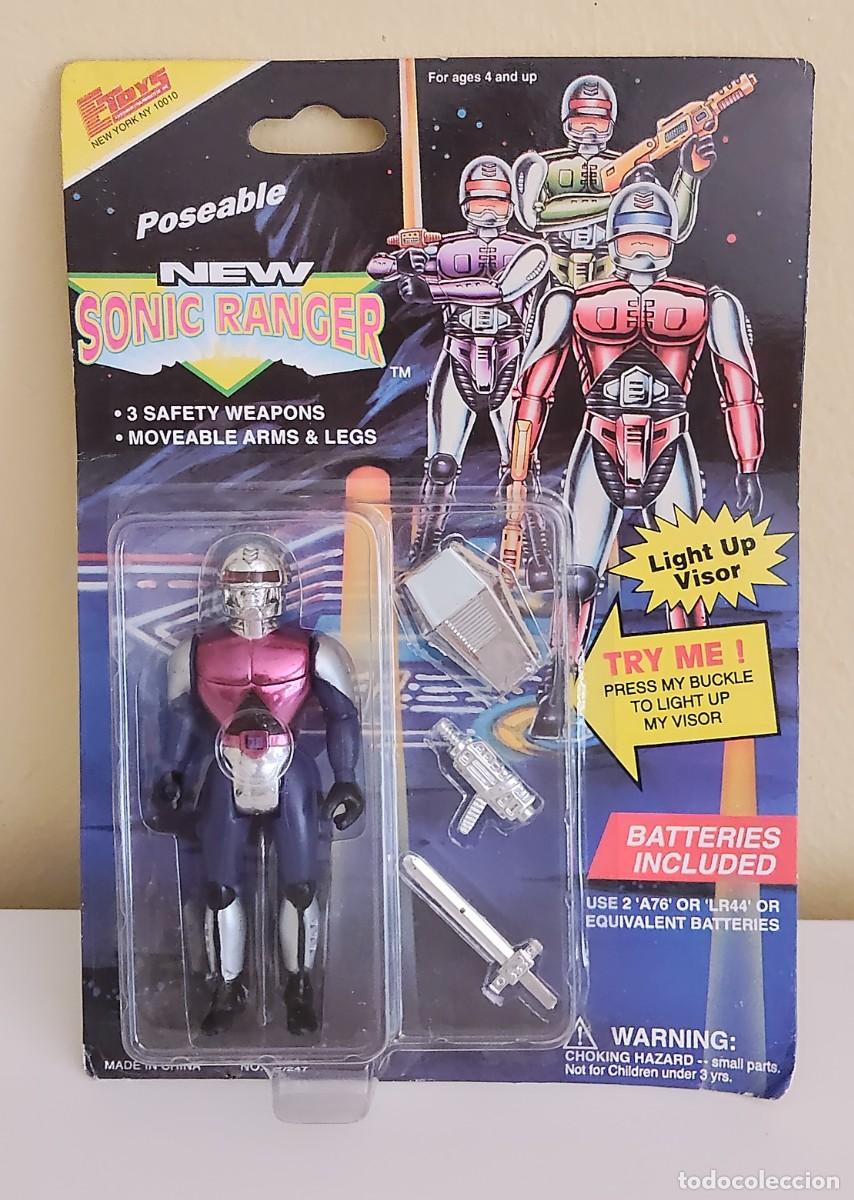 Figuras y mu&ntilde;ecos Power Rangers: NEW SONIC RANGER MORADO VINTAGE BL&Iacute;STER