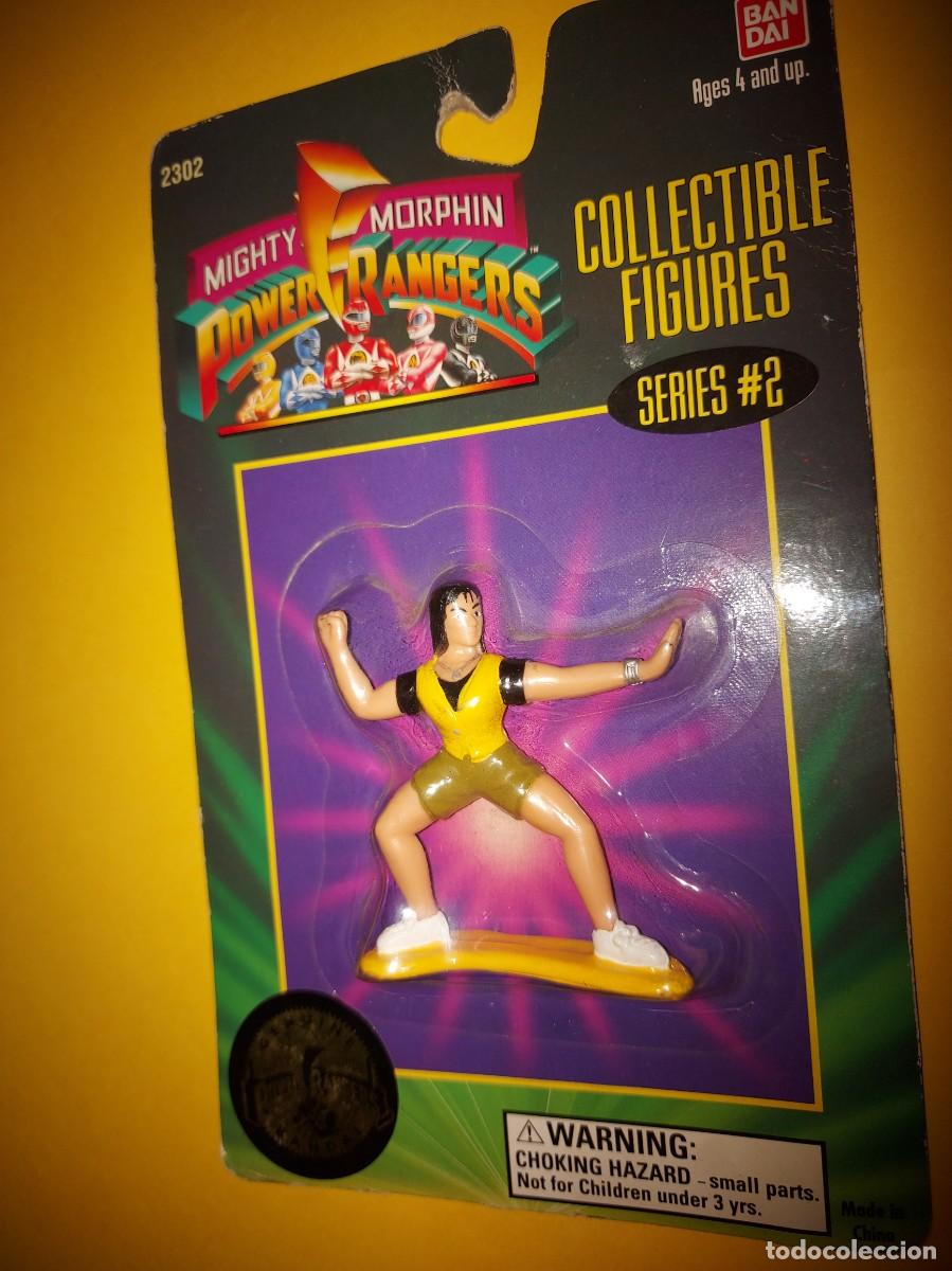 Figuras y mu&ntilde;ecos Power Rangers: POWER RANGERS , RANGER AMARILLA, MIGHTY MORPHIN POWER RANGERS SERIE 2, BANDAI A&Ntilde;OS 90
