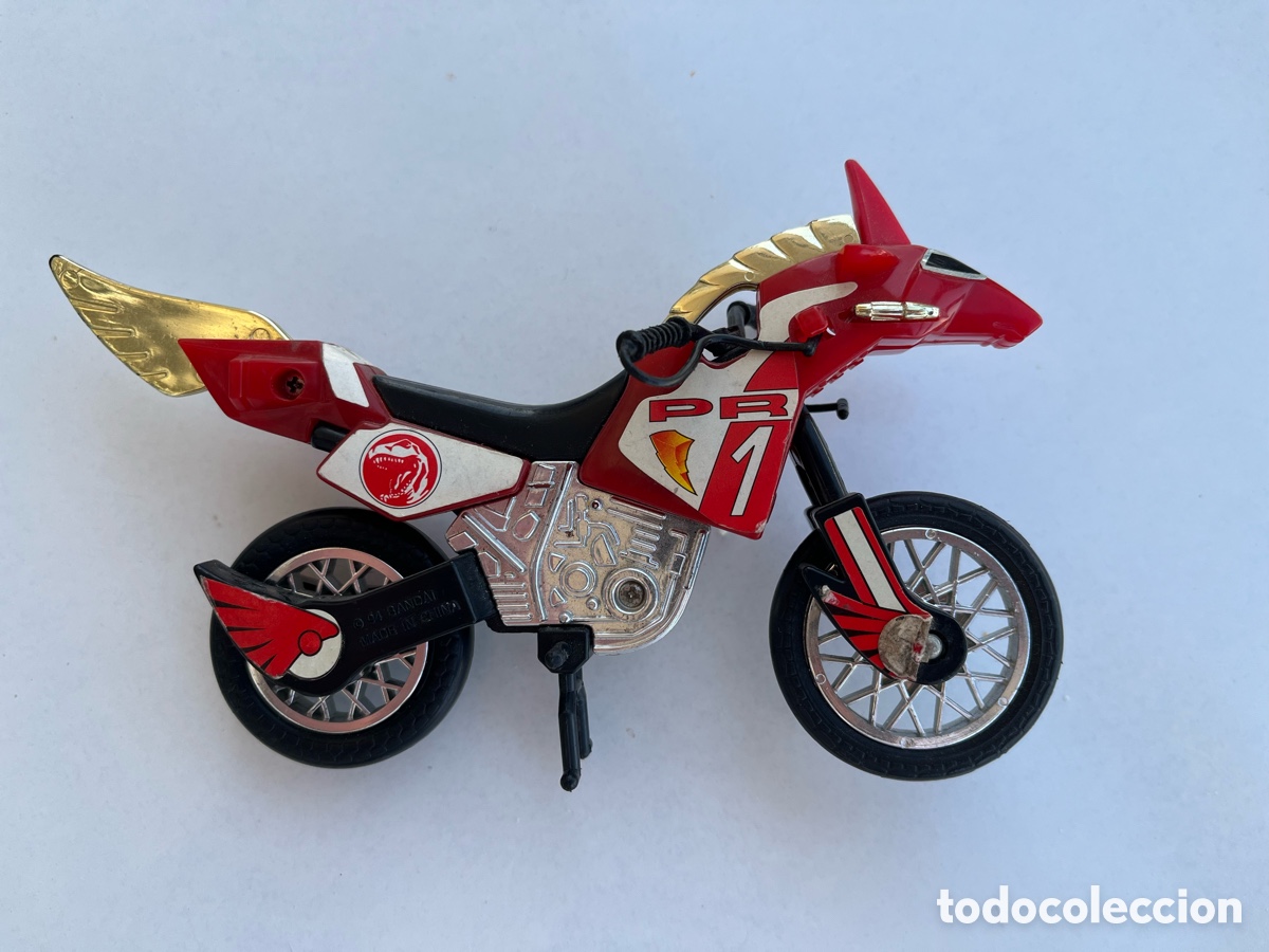 Figuras y mu&ntilde;ecos Power Rangers: Power Rangers Thunder Bike Red Ranger Bandai 1994 Vintage Mighty Morphin MMPR