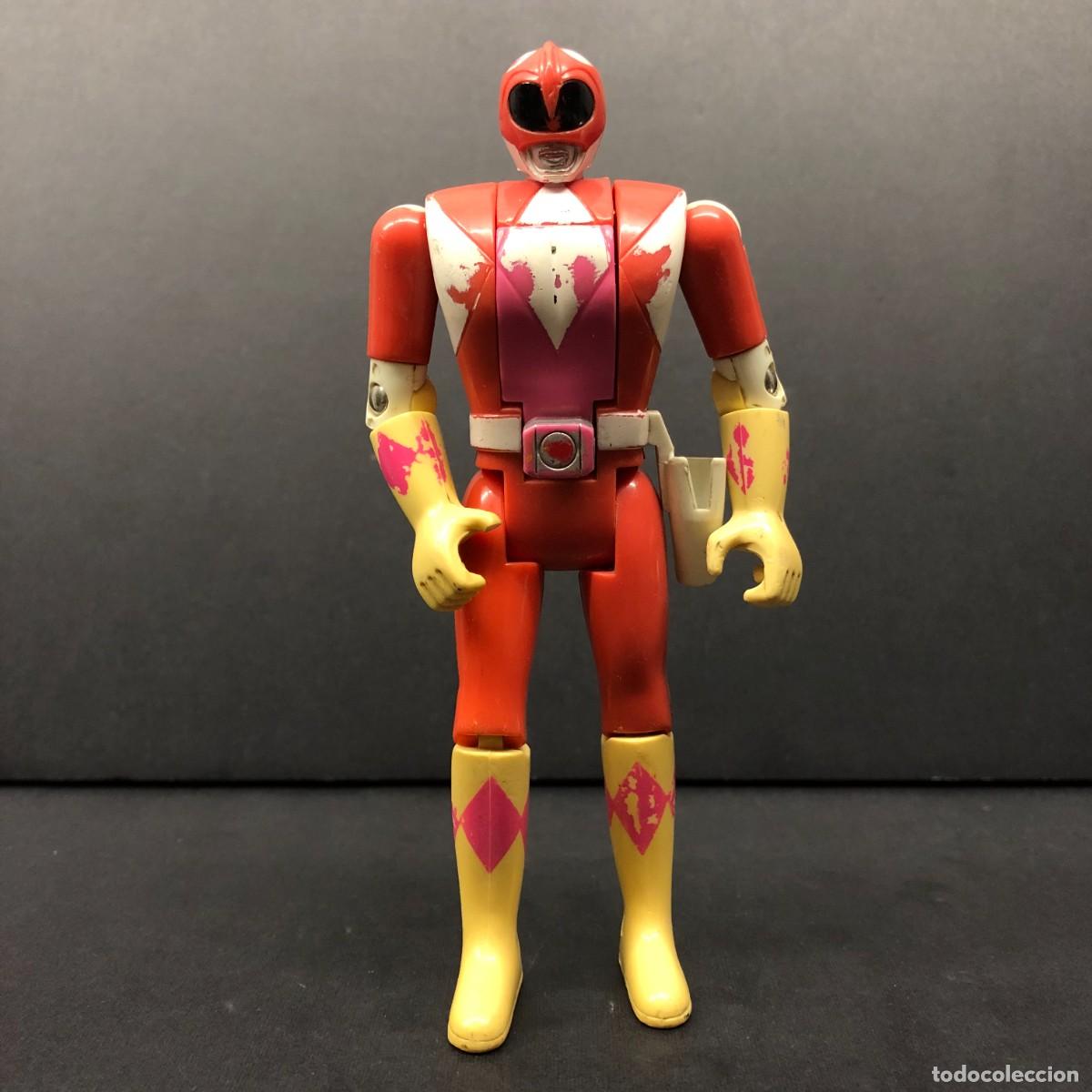 Figuras y mu&ntilde;ecos Power Rangers: FIGURA DE ACCION - PINK RANGER - KIMBERLY - POWER RANGERS - AUTO-MORPHIN - BANDAI -13,5 X 5 CM / 554