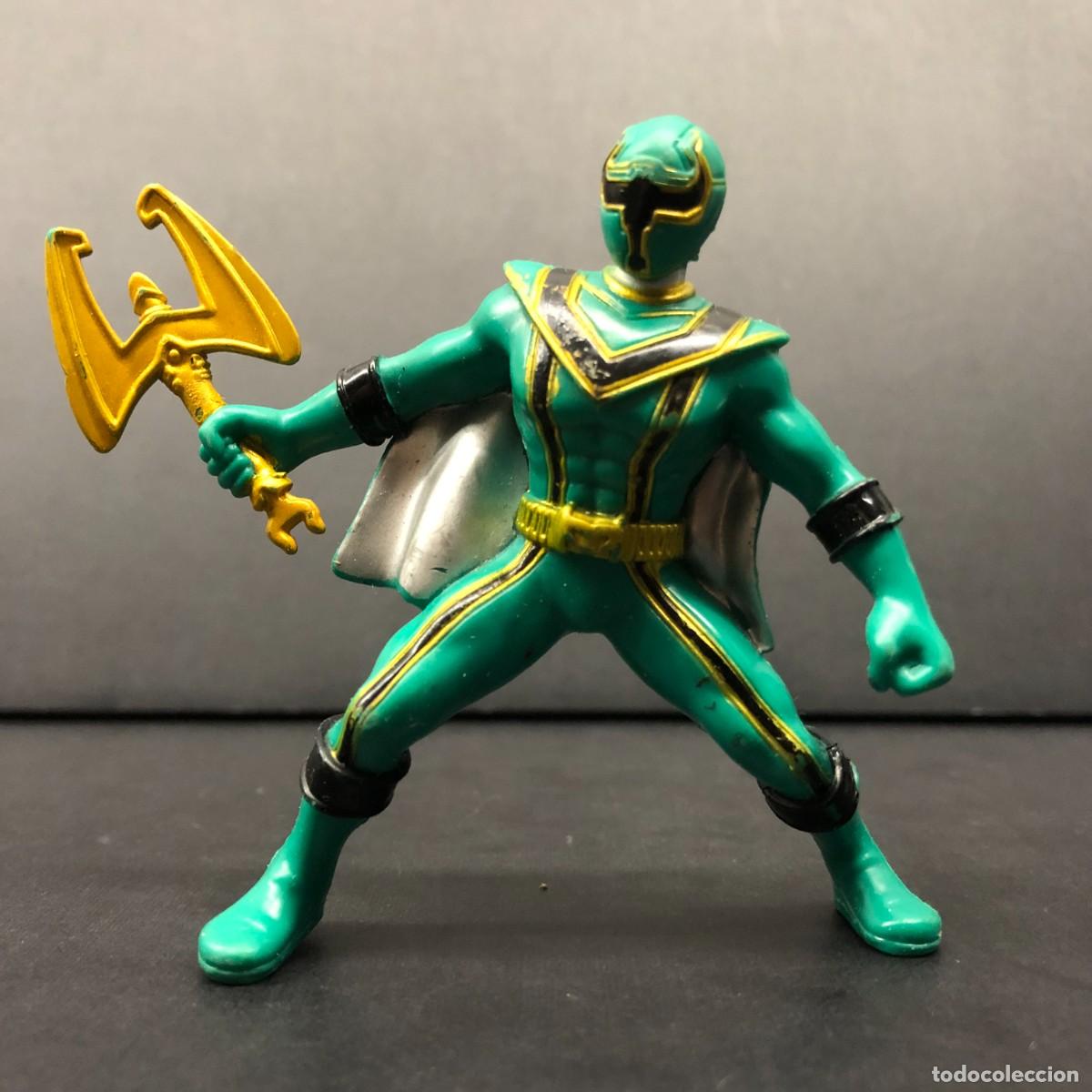 Figuras y mu&ntilde;ecos Power Rangers: FIGURA DE PVC - RANGER VERDE - POWER RANGERS MYSTIC FORCE - BANDAI - 7,5 X 9 CM / 575