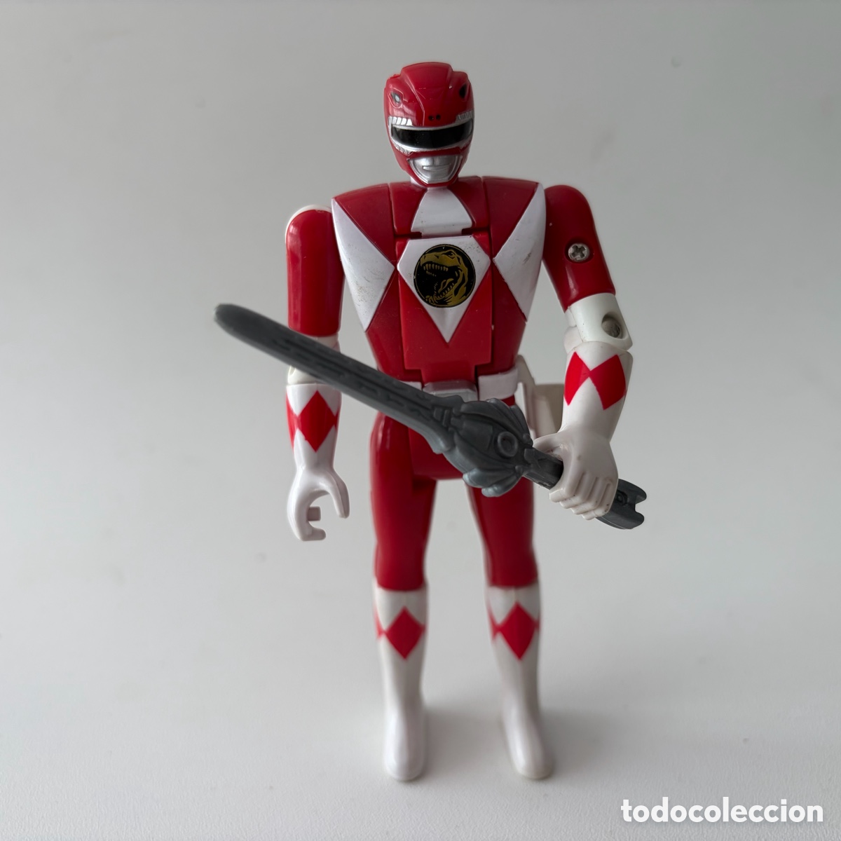 Figuras y mu&ntilde;ecos Power Rangers: Figura mu&ntilde;eco Power Ranger Rojo Auto Morphin 1993 Bandai rangers
