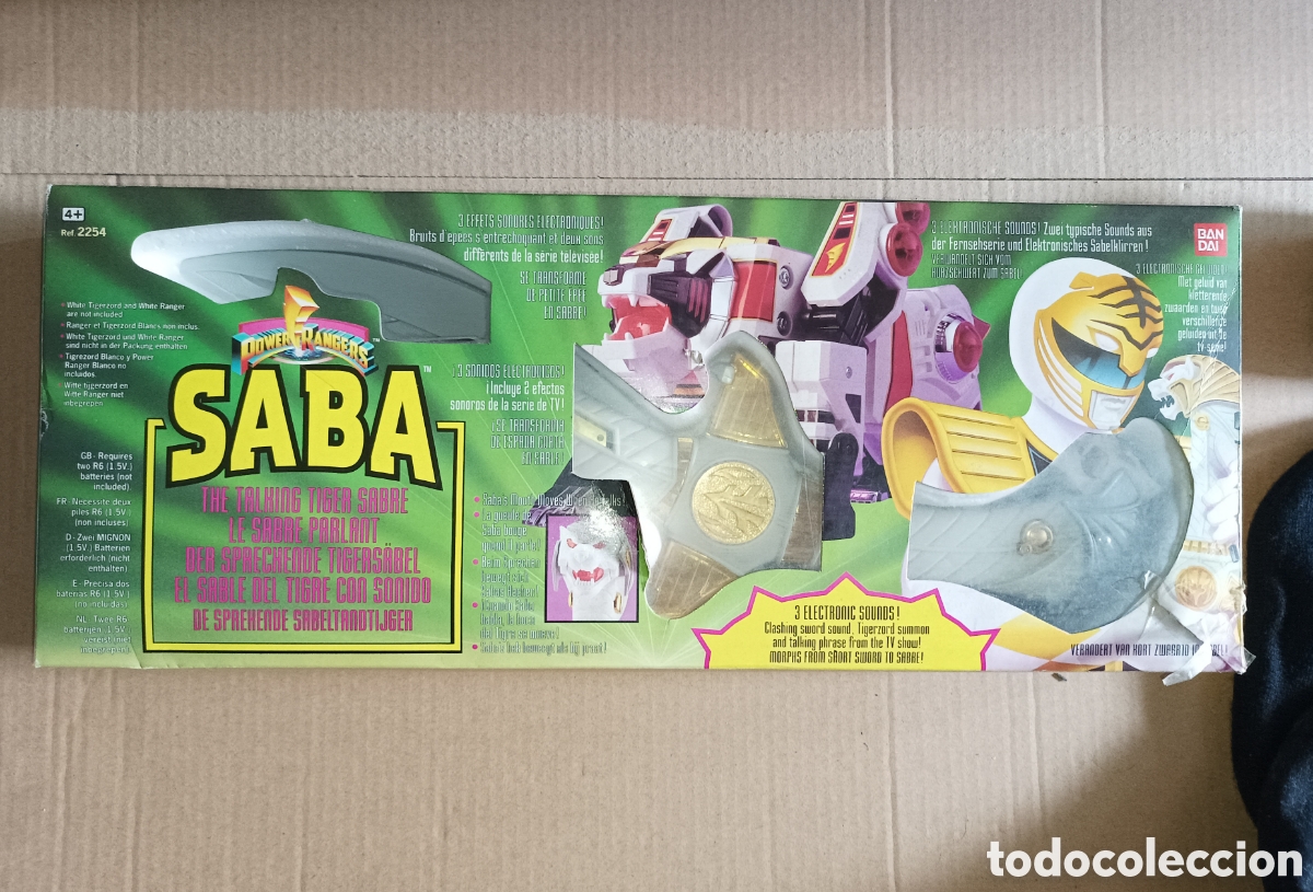 Figuras y mu&ntilde;ecos Power Rangers: Sable Saba Power Rangers Blanco con Caja