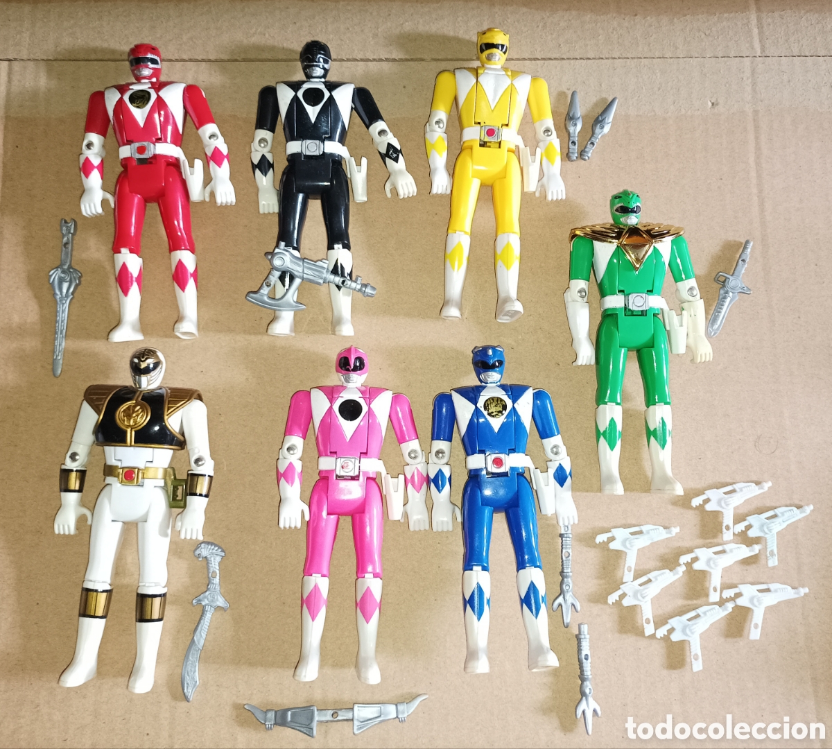Figuras y mu&ntilde;ecos Power Rangers: Set Completo Power Rangers Mighty Morphin Auto Morphin