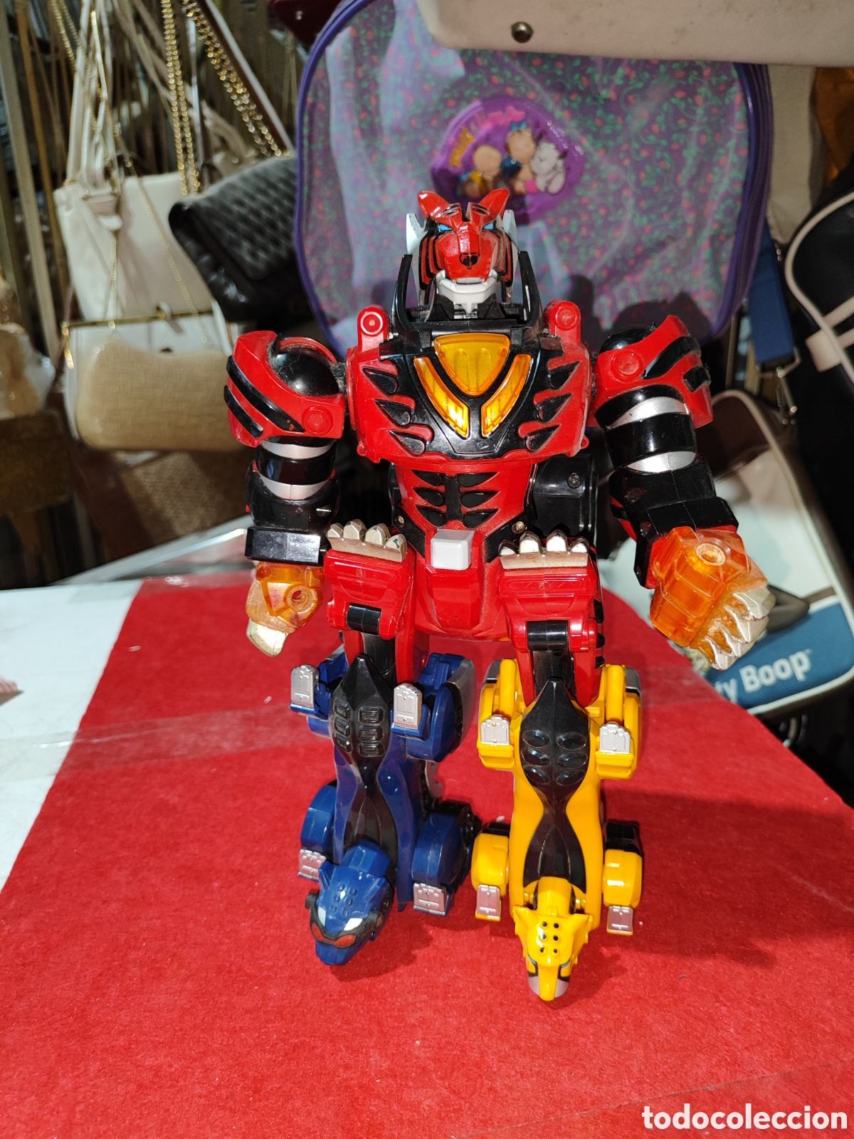 Figuras y mu&ntilde;ecos Power Rangers: Bandai Jingle Fury Power Rangers Gekiranger DX Geki Touja Megazord