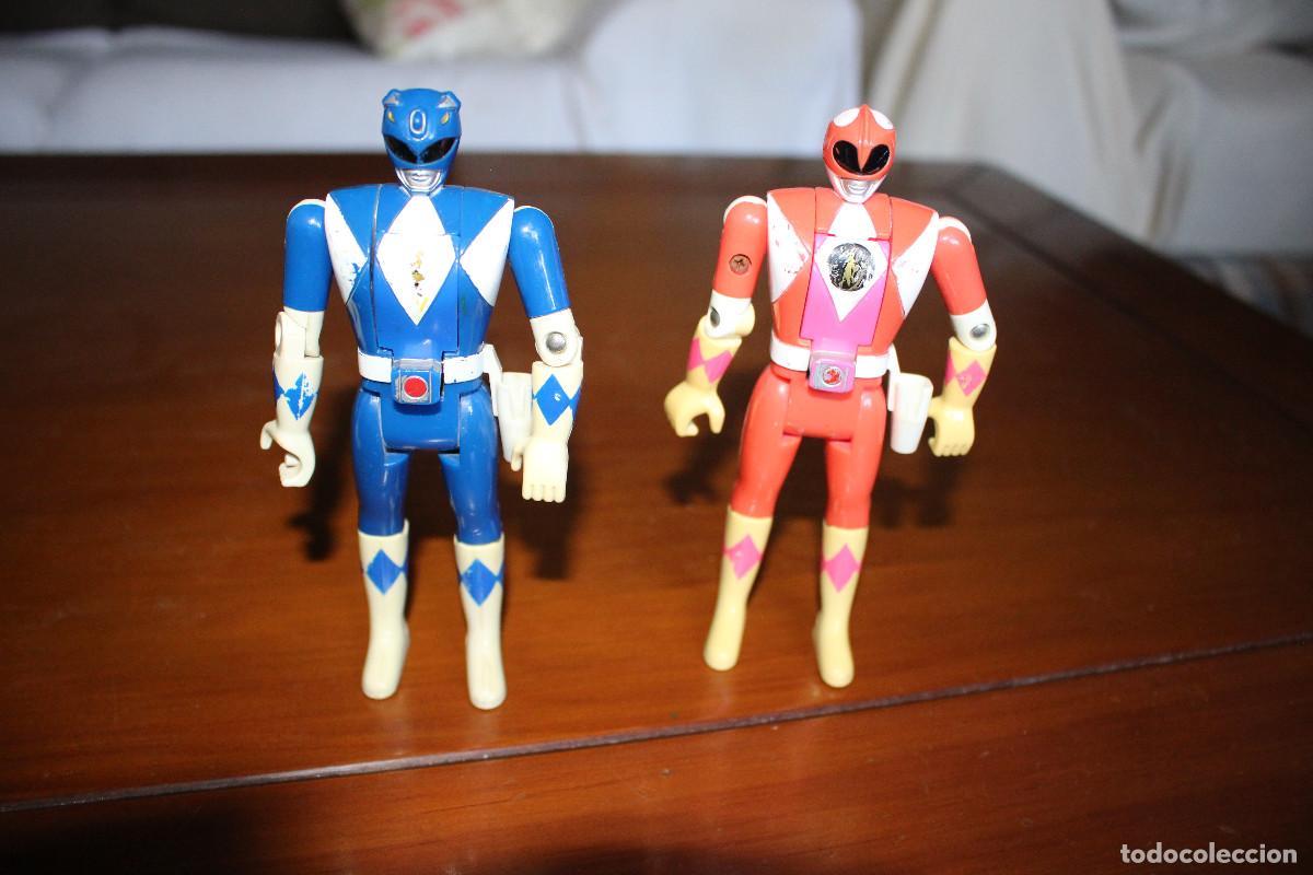 Figuras y mu&ntilde;ecos Power Rangers: Dos figuras de Power rangers de Bandai. A&ntilde;os 90.