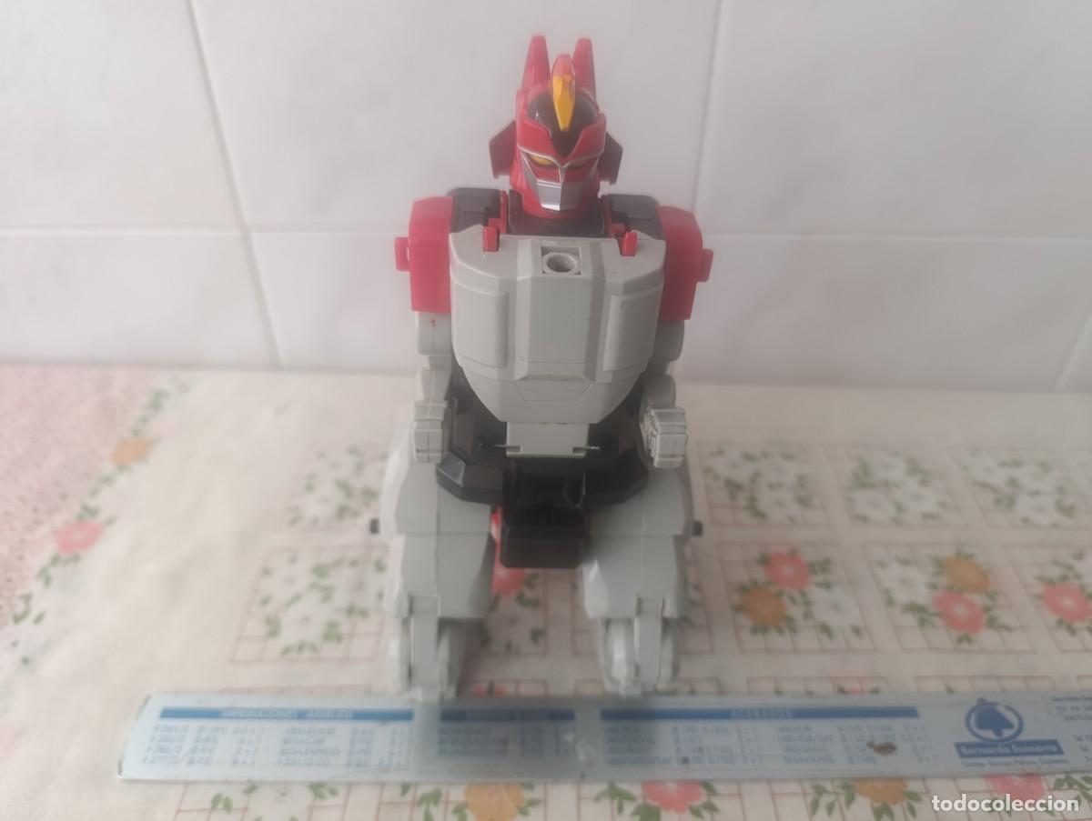 Figuras y mu&ntilde;ecos Power Rangers: FIGURA DE PVC - RED T-REX ZORD - POWER RANGER - BANDAI - ( FALTA UN CACHO LA COLA )