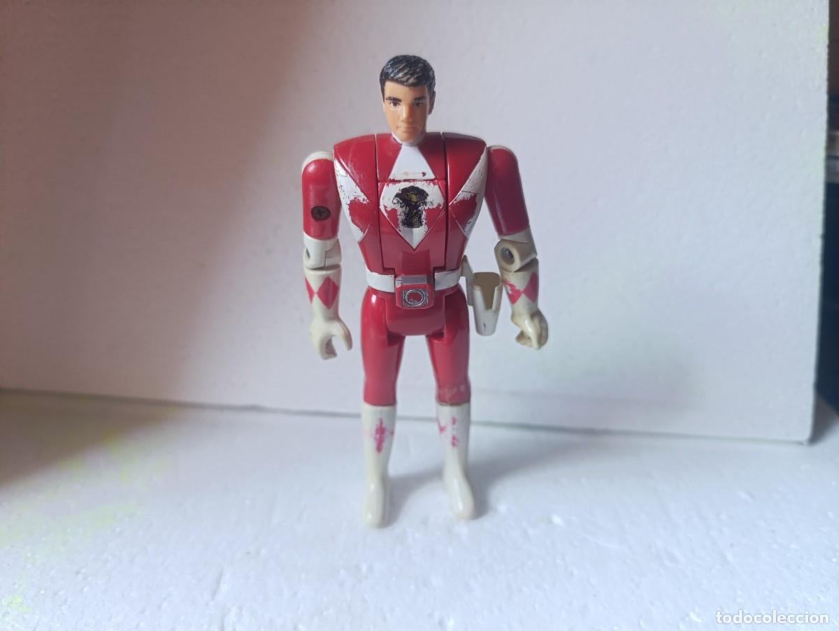 Figuras y mu&ntilde;ecos Power Rangers: FIGURA DE PVC - POWER RANGER ROJO - BANDAI 1993 ( ROTA LA RODILLA )