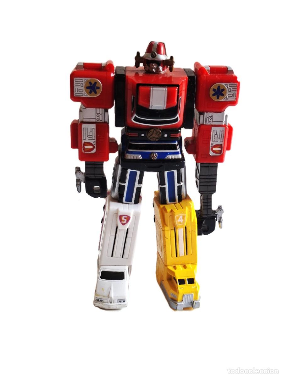 Figuras e Bonecos Power Rangers: FIGURA POWER RANGERS LIGHTSPEED RESCUE MEGAZORD - BANDAI 1999 - 13 CM ALTO