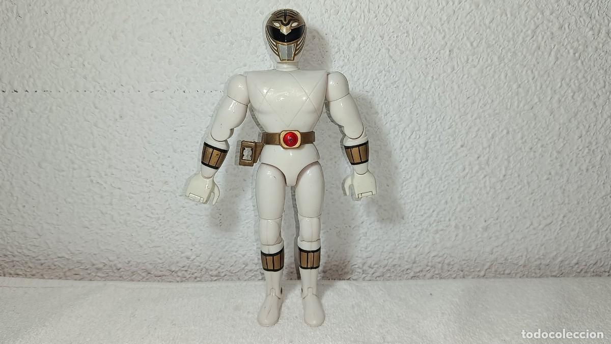 Figuras y mu&ntilde;ecos Power Rangers: POWER RANGERS : ANTIGUA FIGURA WHITE RANGER BLANCO MIGHTY MORPHIN THE MOVIE BANDAI A&Ntilde;O 1995 21 CM