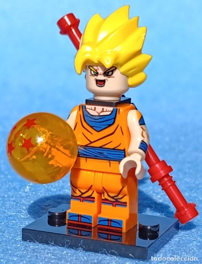 Figuras y mu&ntilde;ecos Power Rangers: Son Goku v3 (Dragon Ball) Lego compat&iacute;vel minifiguras