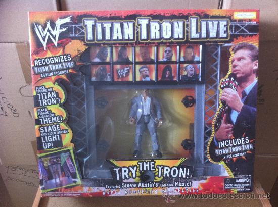Figuras y mu&ntilde;ecos Pressing Catch: ESCENARIO CON LUCES DE WF - Foto 1