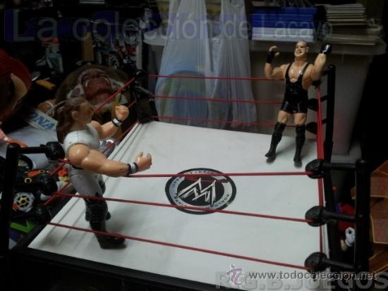 Figuras y mu&ntilde;ecos Pressing Catch: RING SMACKDOWN CON 2 LUCHADORES WWF - Foto 2