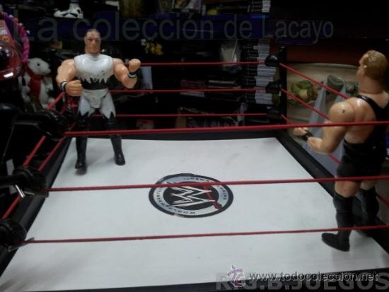 Figuras y mu&ntilde;ecos Pressing Catch: RING SMACKDOWN CON 2 LUCHADORES WWF - Foto 4
