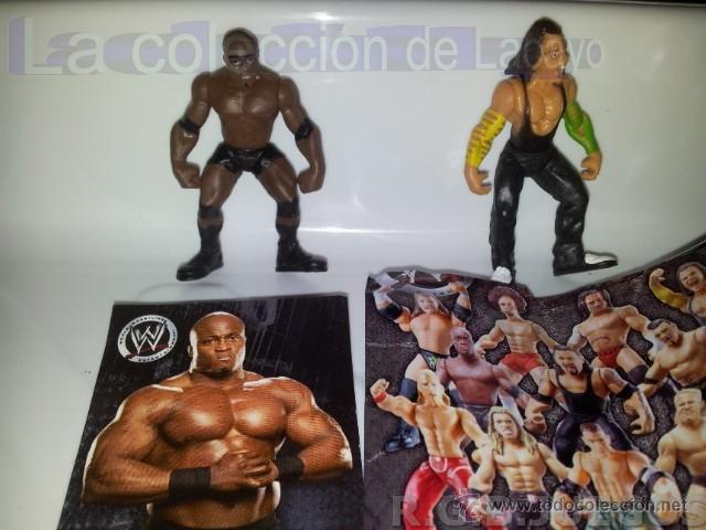 Figuras y mu&ntilde;ecos Pressing Catch: LOTE 3 MINI  SMACKDOWN LUCHADORES WWF - Foto 2