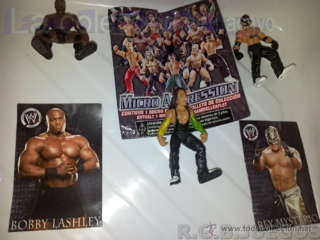 Figuras y mu&ntilde;ecos Pressing Catch: LOTE 3 MINI  SMACKDOWN LUCHADORES WWF - Foto 4