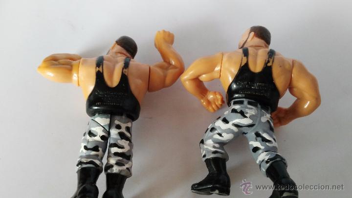 Figuras y mu&ntilde;ecos Pressing Catch: 2 mu&ntilde;ecos antiguos de pressing catch - Foto 2