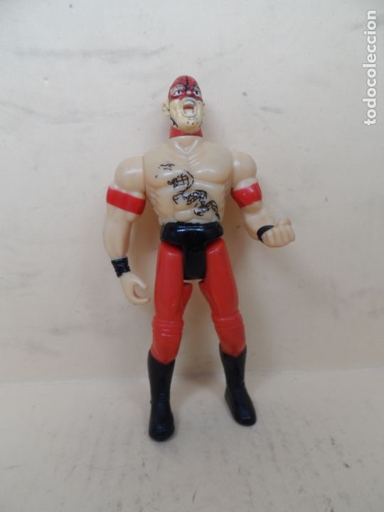 Figuras y mu&ntilde;ecos Pressing Catch: FIGURA WWF BOOTLEG A&Ntilde;OS 90 - Foto 1