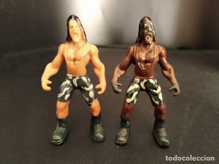 Figuras y mu&ntilde;ecos Pressing Catch: TAG WRESTLERS FIGURAS MICRO AGGRESSION - BOOTLEG. - Foto 1