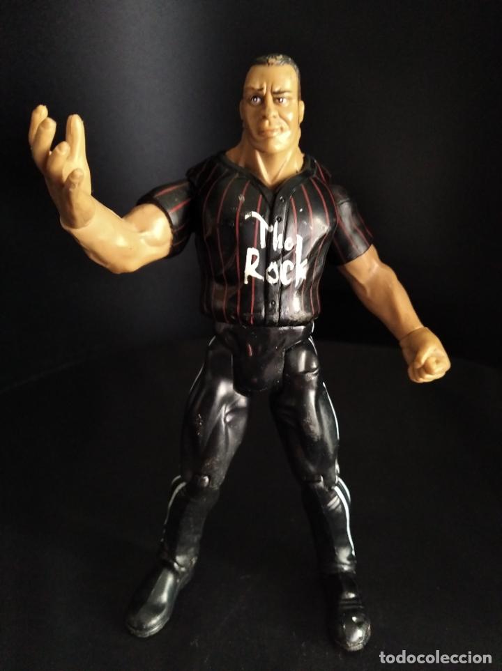 Figuras y mu&ntilde;ecos Pressing Catch: THE ROCK - PRESSING CATCH - WWF - JAKKS - Foto 1