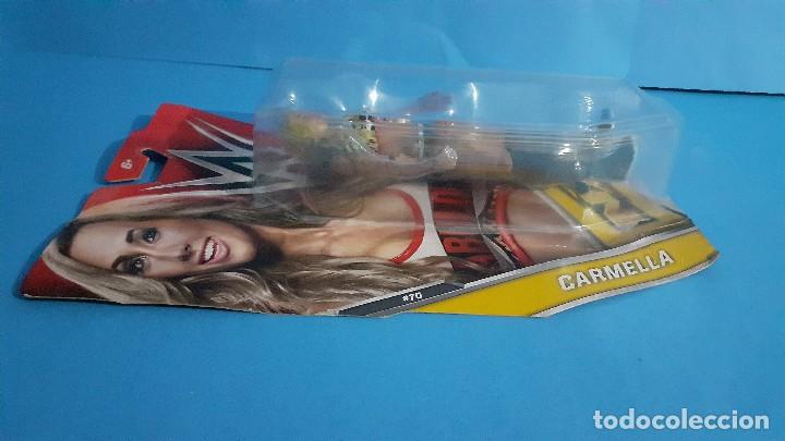 Figuras y mu&ntilde;ecos Pressing Catch: Blister WWE Carmella. De mattel. - Foto 5