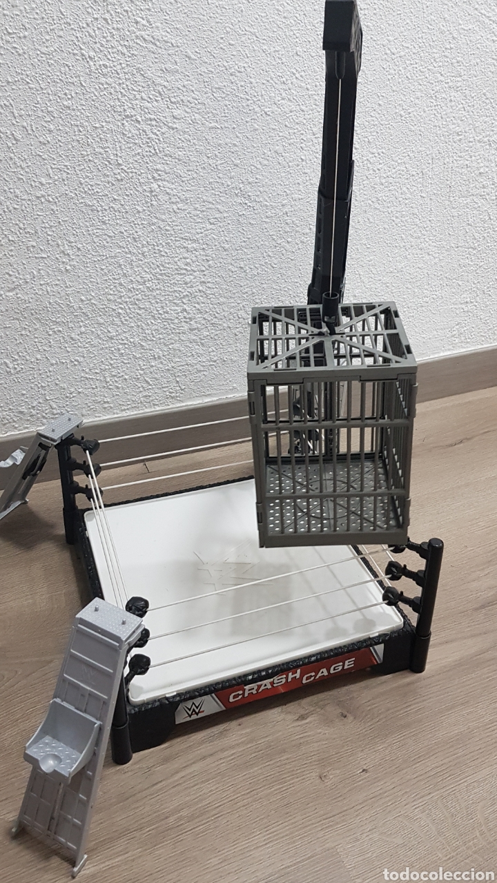 Figuras y mu&ntilde;ecos Pressing Catch: RING CUADRIL&Aacute;TERO CRASH CAGE WWE - Foto 3