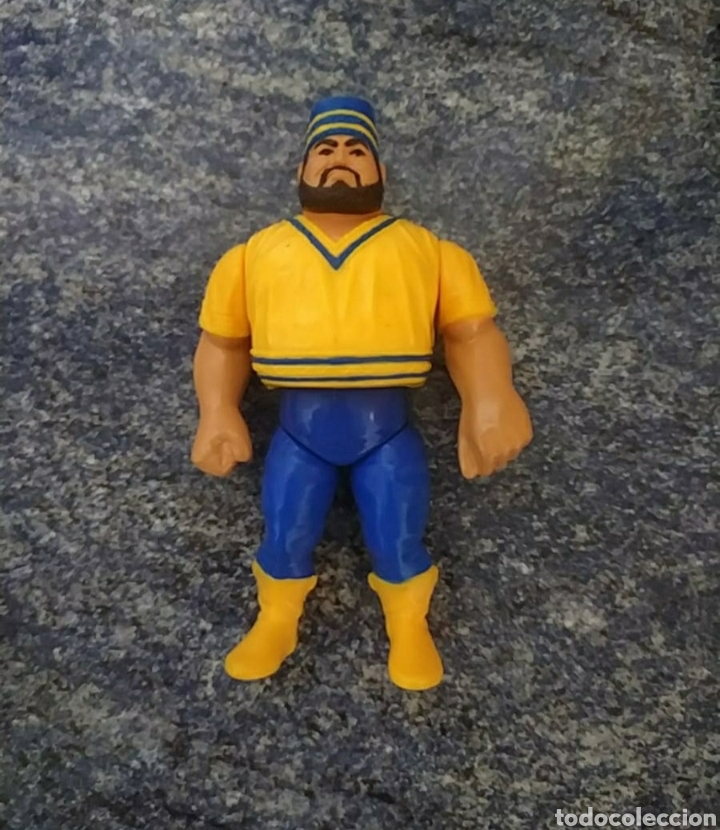 Figuras y mu&ntilde;ecos Pressing Catch: Akeem el grande pressing catch WWF 1990 - Foto 3