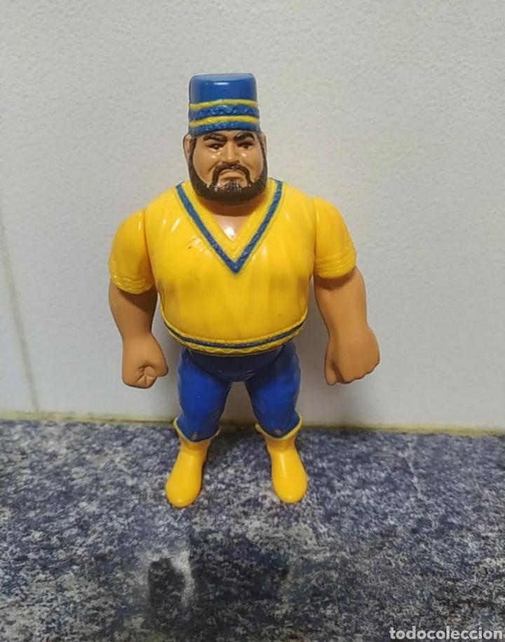 Figuras y mu&ntilde;ecos Pressing Catch: Akeem el grande pressing catch WWF 1990 - Foto 1