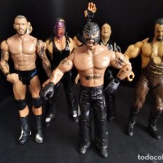Figuras e Bonecos Pressing Catch: LOTE DE 5 WRESTLERS - PRESSING CATCH - WWF WWE - JAKKS-. Lote 301432088