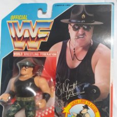Figurines et Jouets Pressing Catch: WWF SARGENTO SLAUGHTER HASBRO EN BLISTER. Lote 380553024