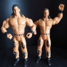 Figuras y Muñecos Pressing Catch: MERCURY & NITRO - TAG TEAM - PRESSING CATCH - WWE WWF - JAKKS. Lote 403243104