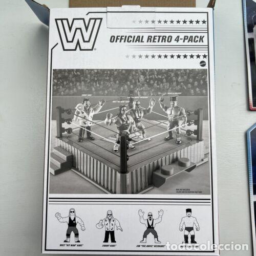 Figuras y mu&ntilde;ecos Pressing Catch: Pack 4 Figuras WWE Pressing Catch Retro Mattel 2 - Foto 2