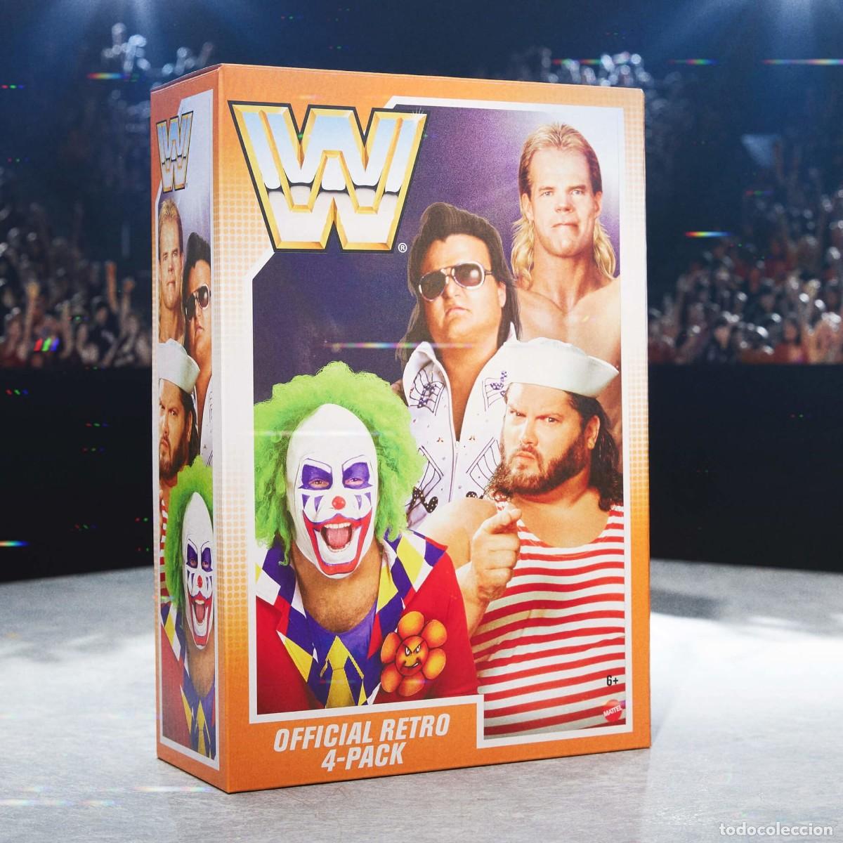 Figuras y mu&ntilde;ecos Pressing Catch: WWE Retro Action Figure 4-Pack Bundle Wave 3 (The lost legends wave) - Foto 1
