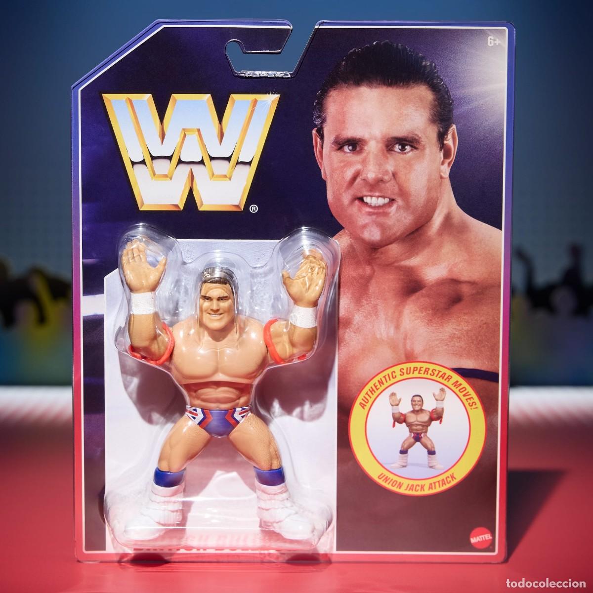 Figuras y mu&ntilde;ecos Pressing Catch: Wwe Retro Action Figure 4-Pack Bundle Wave 6 - Foto 4