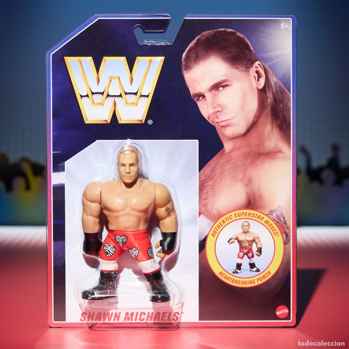 Figuras y mu&ntilde;ecos Pressing Catch: Wwe Retro Action Figure 4-Pack Bundle Wave 6 - Foto 5