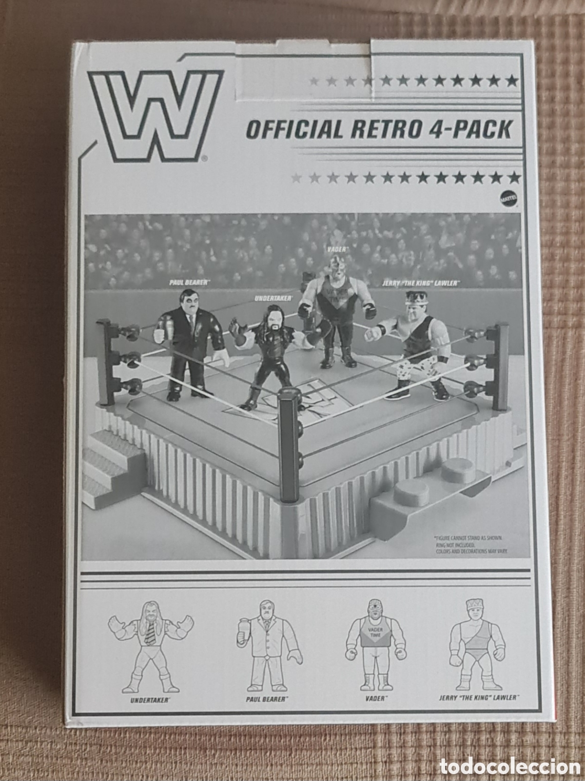Figuras y mu&ntilde;ecos Pressing Catch: WWE Retro Action Figure 4-Pack Bundle Wave 4 - Foto 8