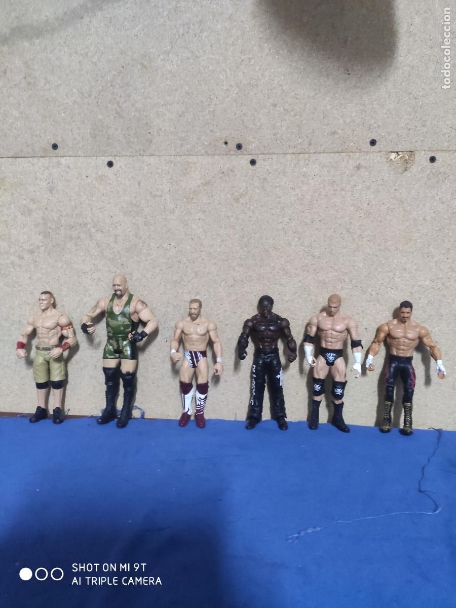 Figuras y mu&ntilde;ecos Pressing Catch: PRESSING CATCH LOTE DE 6 FIGURAS - Foto 1