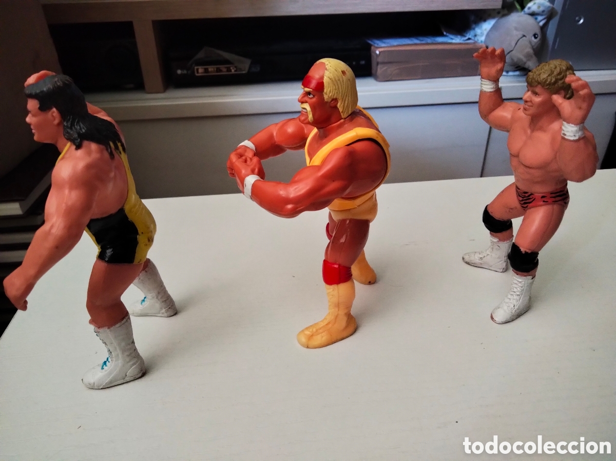 Figuras y mu&ntilde;ecos Pressing Catch: Lote 3 figuras WWF WWE - Foto 3