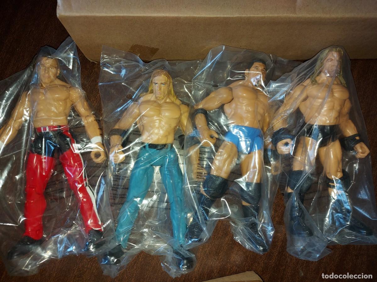 Figuras y mu&ntilde;ecos Pressing Catch: WWF - LUCHADORES, RING Y CINTURON - Foto 3