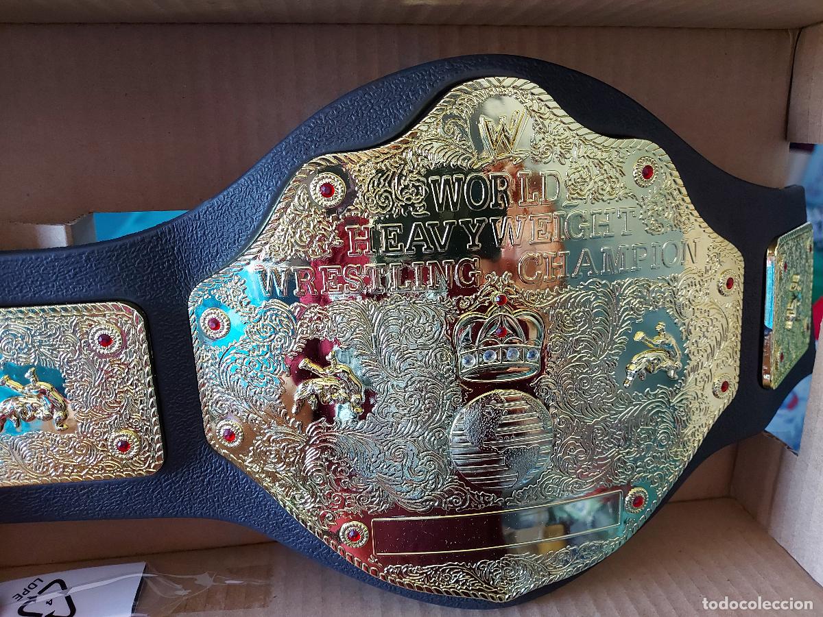 Figuras y mu&ntilde;ecos Pressing Catch: WWF - LUCHADORES, RING Y CINTURON - Foto 4