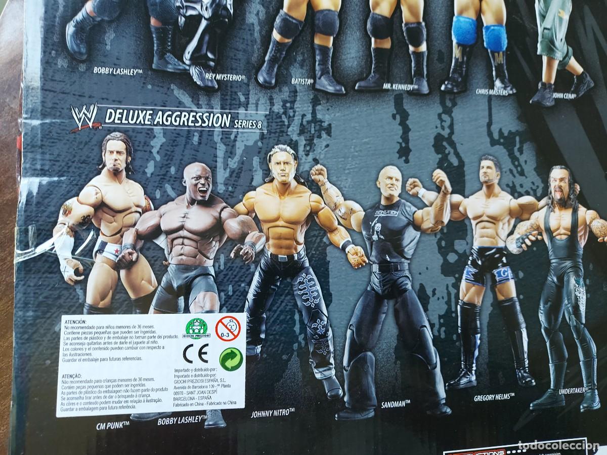 Figuras y mu&ntilde;ecos Pressing Catch: WWF - LUCHADORES, RING Y CINTURON - Foto 5