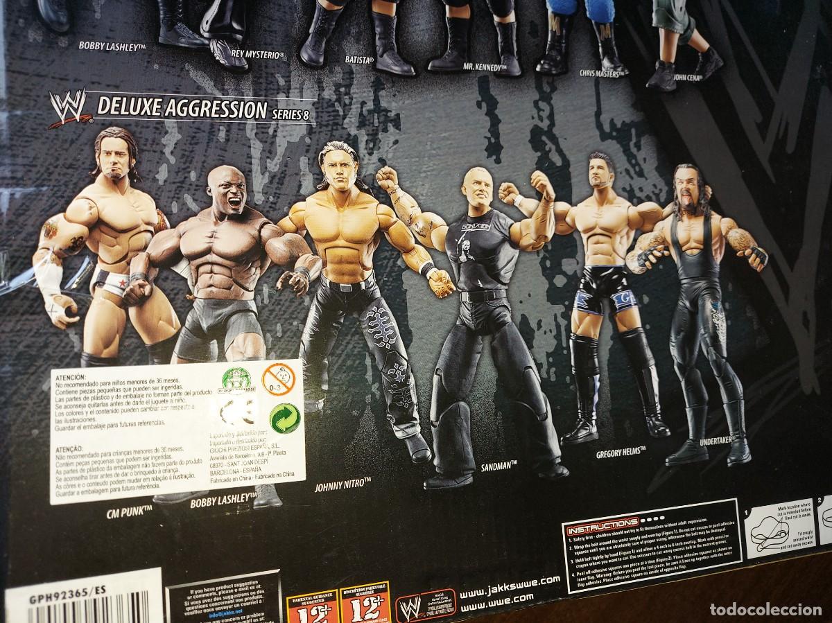 Figuras y mu&ntilde;ecos Pressing Catch: WWF - LUCHADORES, RING Y CINTURON - Foto 7