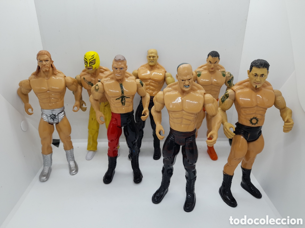 Figuras y mu&ntilde;ecos Pressing Catch: LOTE DE FIGURAS PRESSING CATCH WWE. BOOTLEG. - Foto 1