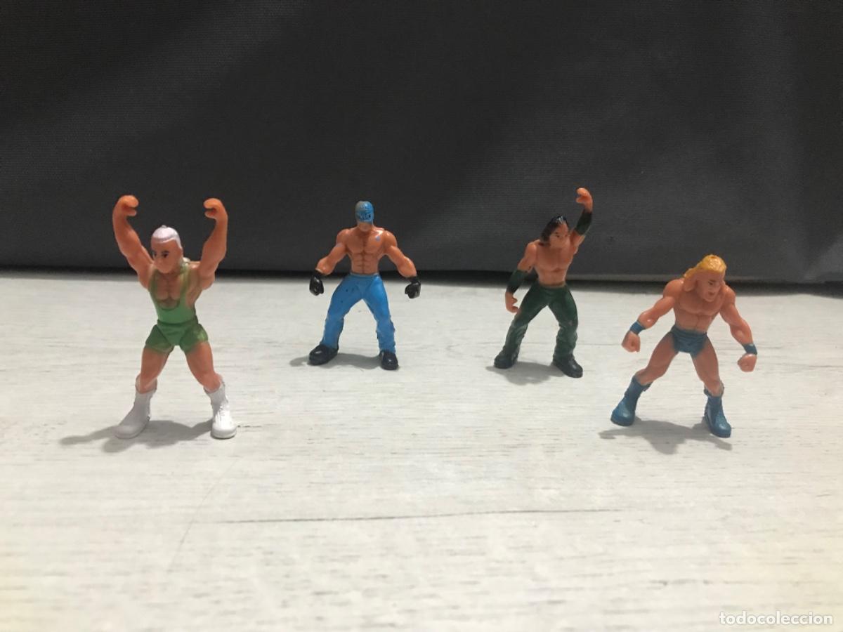 Figuras y mu&ntilde;ecos Pressing Catch: Lote 4 figuritas Pressing catch - Foto 1