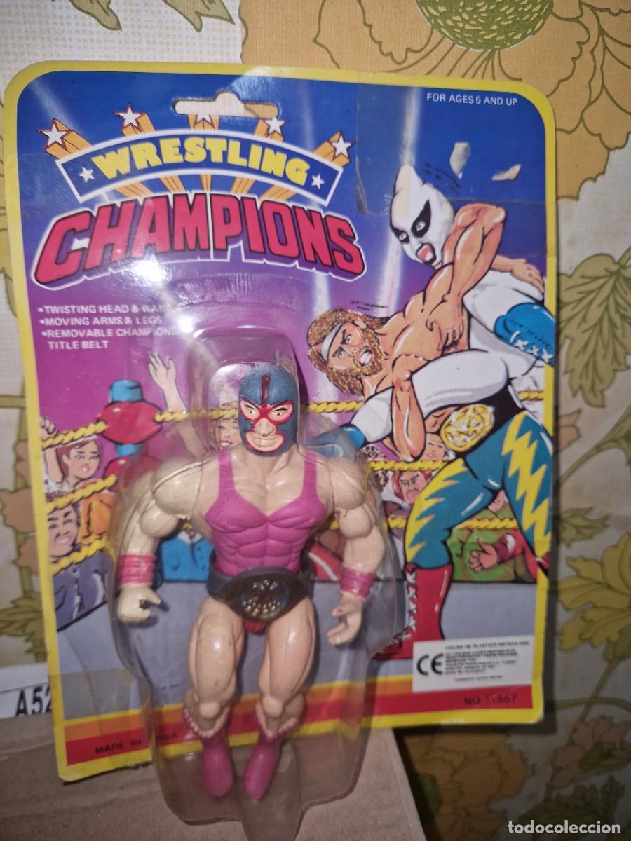 Figuras y mu&ntilde;ecos Pressing Catch: WWF, WRESTLING CHAMPIONS - - Foto 1